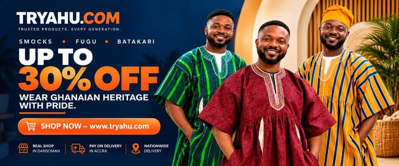 Shop Authentic Handmade Ghanaian Smocks Online | Fugu & Batakari | Tryahu