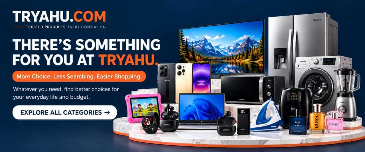 Shop Phones, Fashion, Smocks, Appliances & More At Tryahu