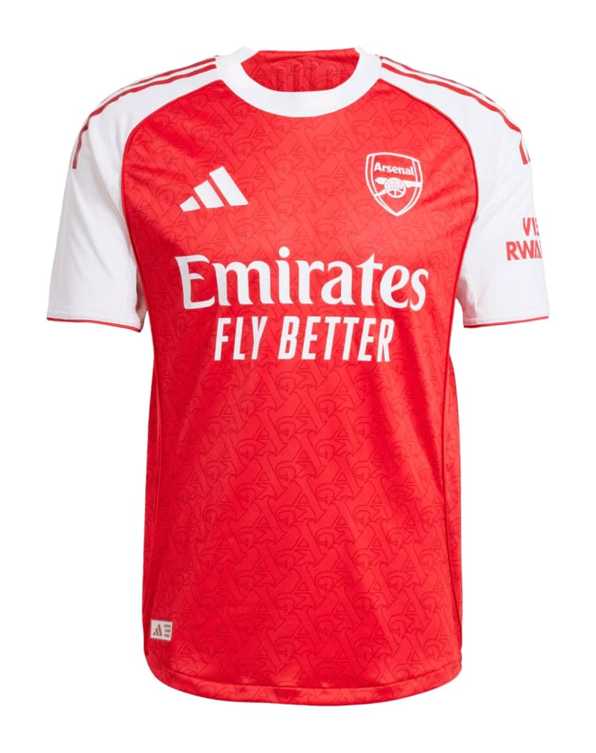 Arsenal Home Jersey 2025/26 – New Season Football Shirt | Sizes M–2XL | GHS 150