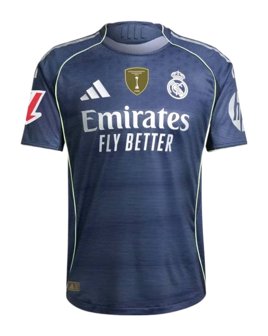 Real Madrid Away Jersey 2025/26 – Official Football Shirt | Sizes M–2XL | GHS 150