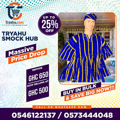 Buy Afforable And Quality Ghanaian Smock|Tryahu smock Price In Ghana