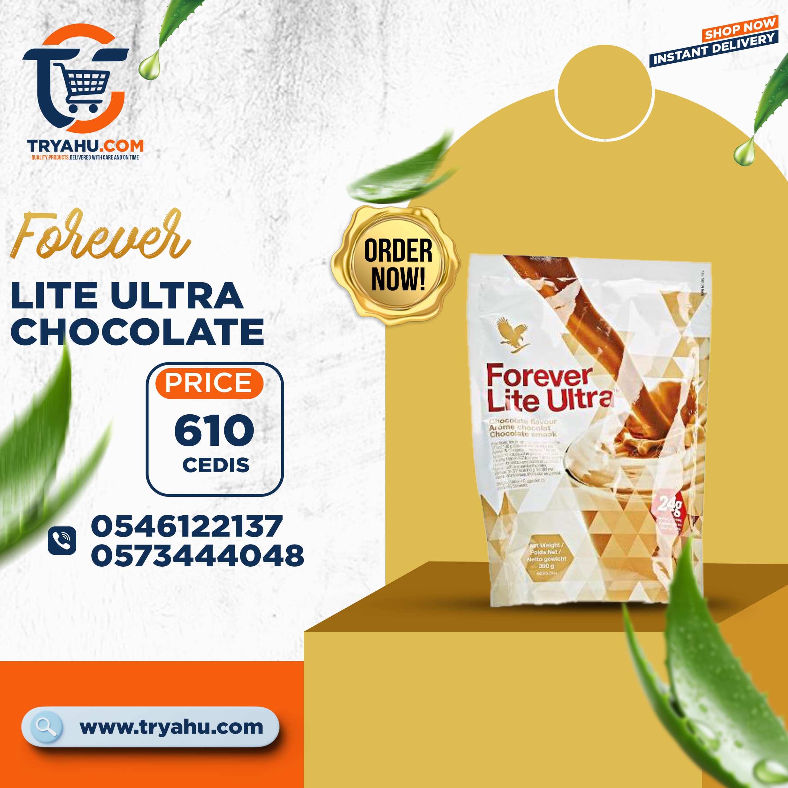 Forever Lite Ultra Chocolate – Nutritional Shake for Energy & Weight Management