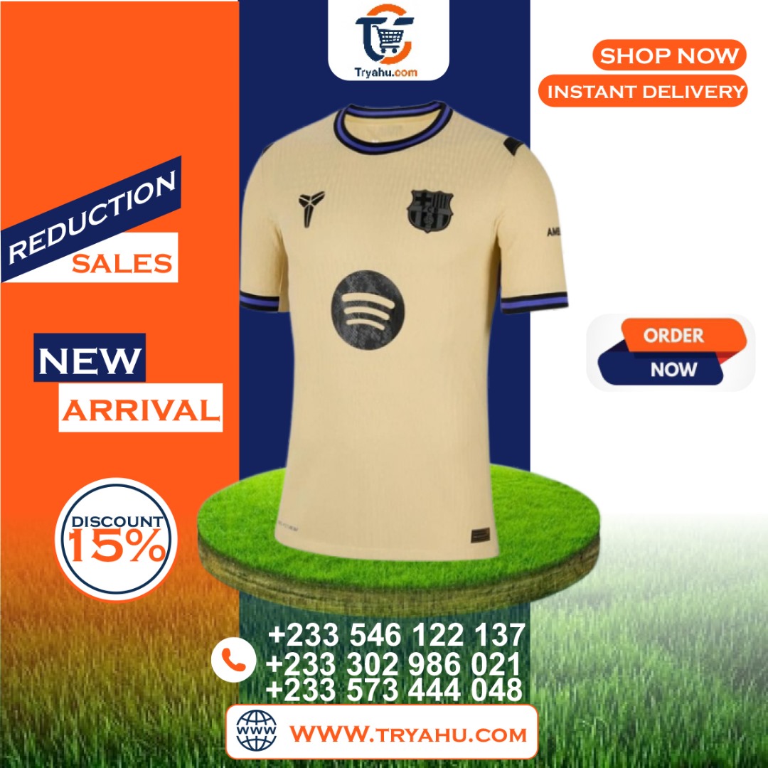 FC Barcelona 2025 2026 Away Jersey Official Football Shirt