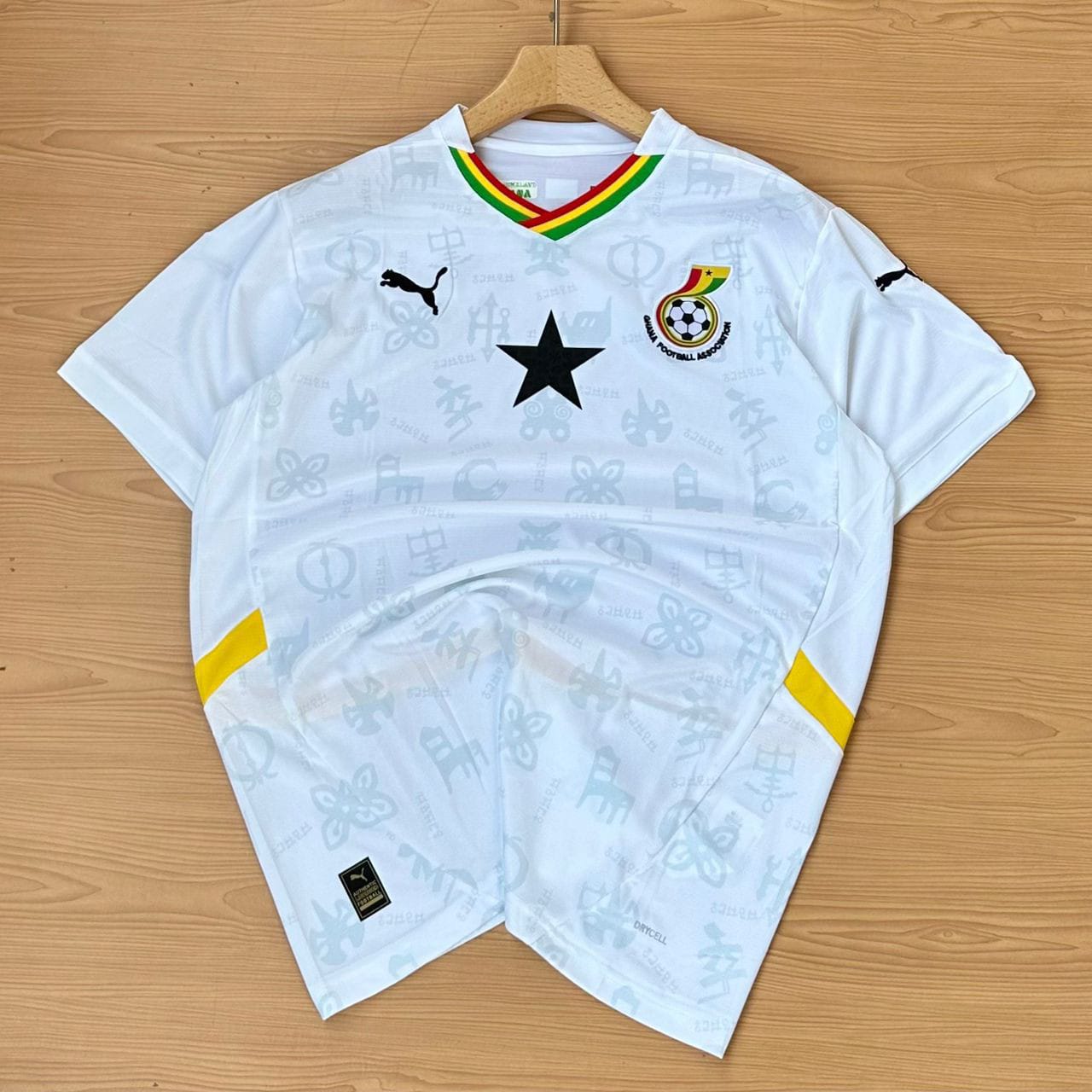 2025/2026 Authentic Ghana White Football Jerseys Tryahu-Jersey-price-in-ghana