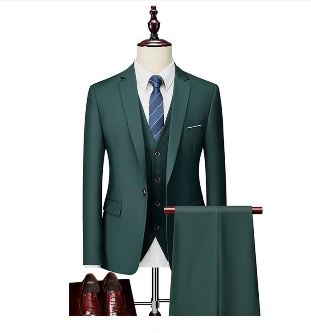 Premium 3-Piece Suits for Men – Sizes 30-36 – Wool & Cotton – GHS 850.00