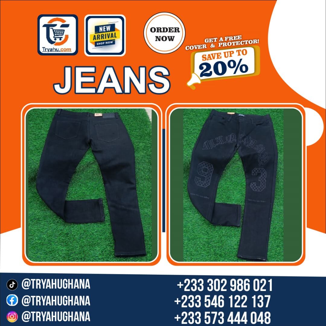 Men’s Stylish Jeans Trousers – Soft Stretch Fabric