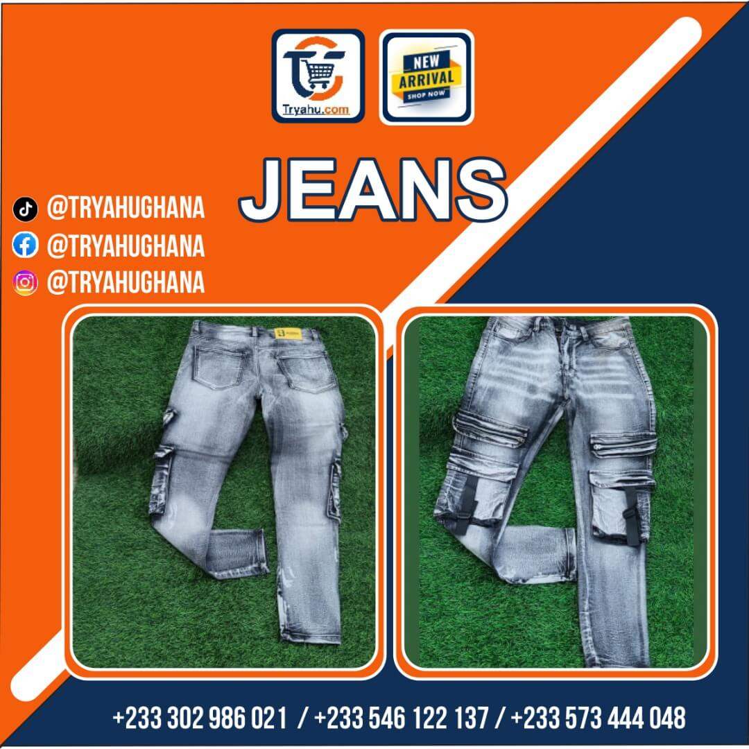 Men’s Premium Jeans Trousers – Smart Casual Stretch Pants
