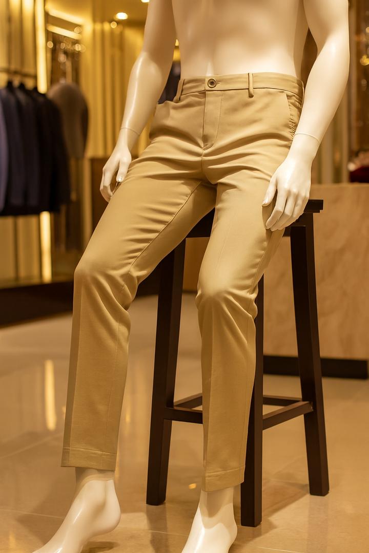Men’s Khaki Trousers – Premium Quality – Smart & Casual Wear