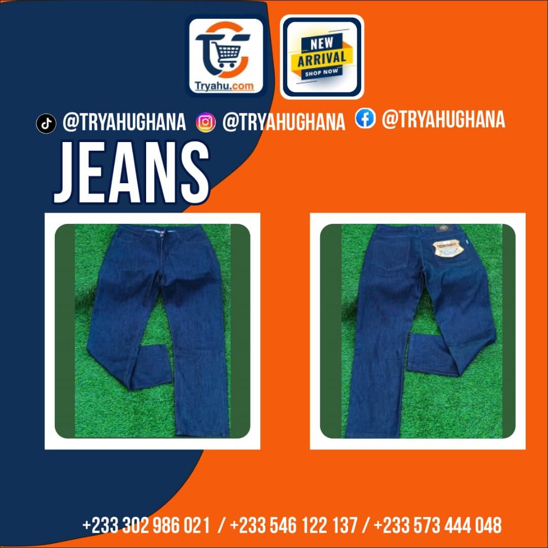 Stylish Men’s Jeans – Premium Fit & Comfortable Fabric – Ghana