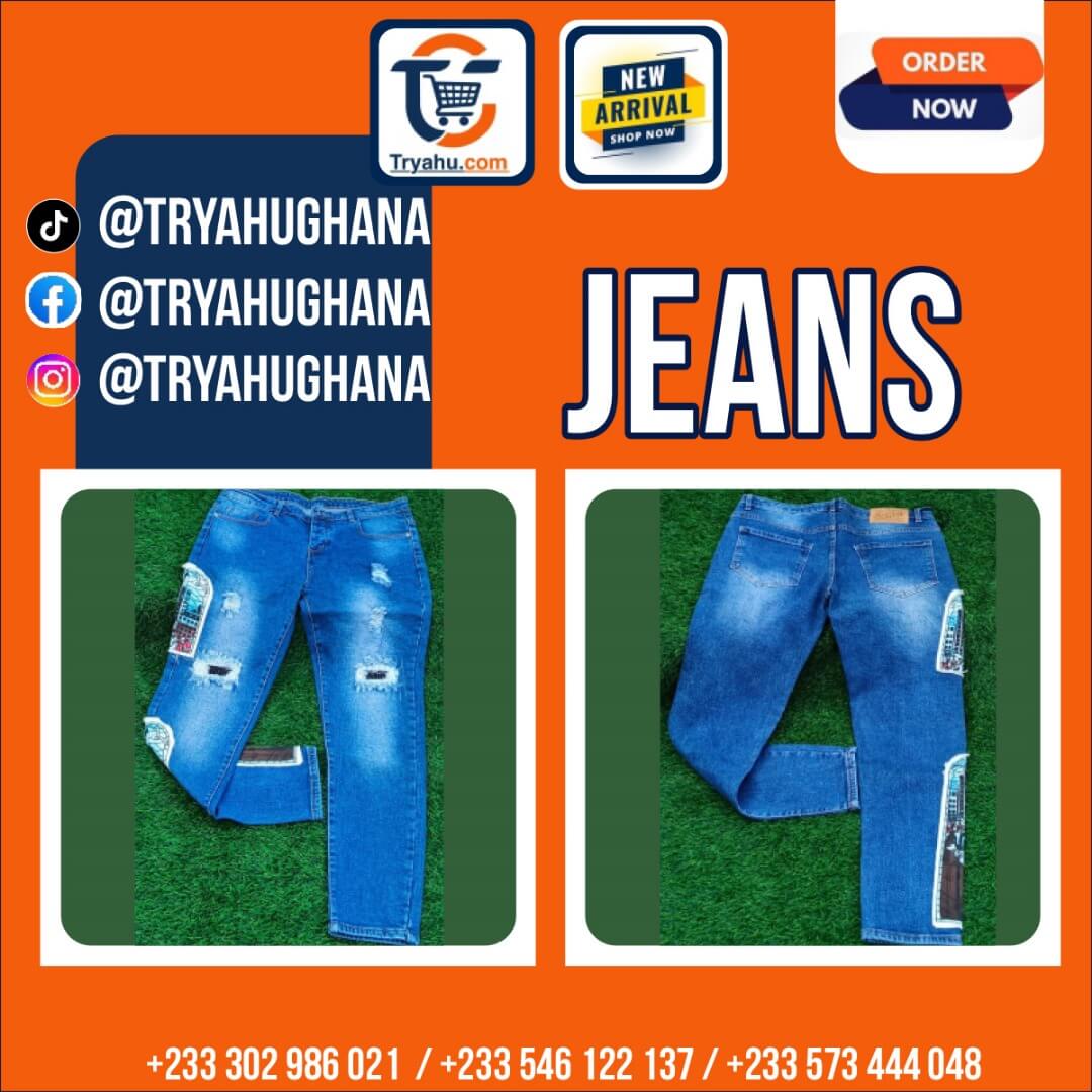 Men’s Stylish Jeans – Durable & Comfortable – Sizes 32 & 33 – Ghana