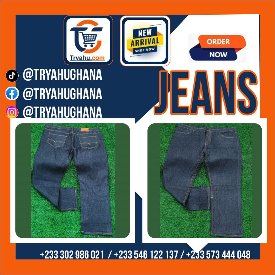 Stylish Men’s Jeans – Durable & Comfortable – Sizes 32 & 33 – Ghana