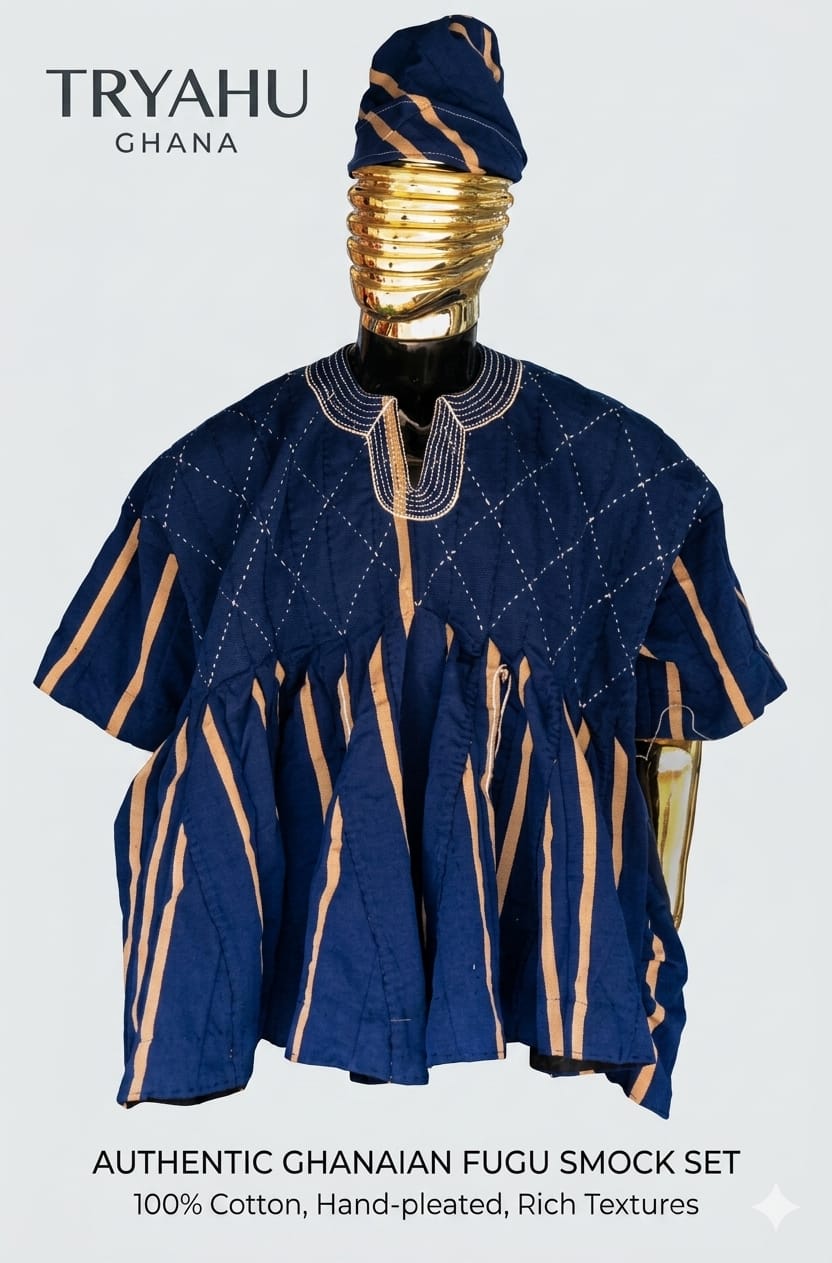 Buy Premium Fugu Smock Ghana – Executive Batakari African Wear