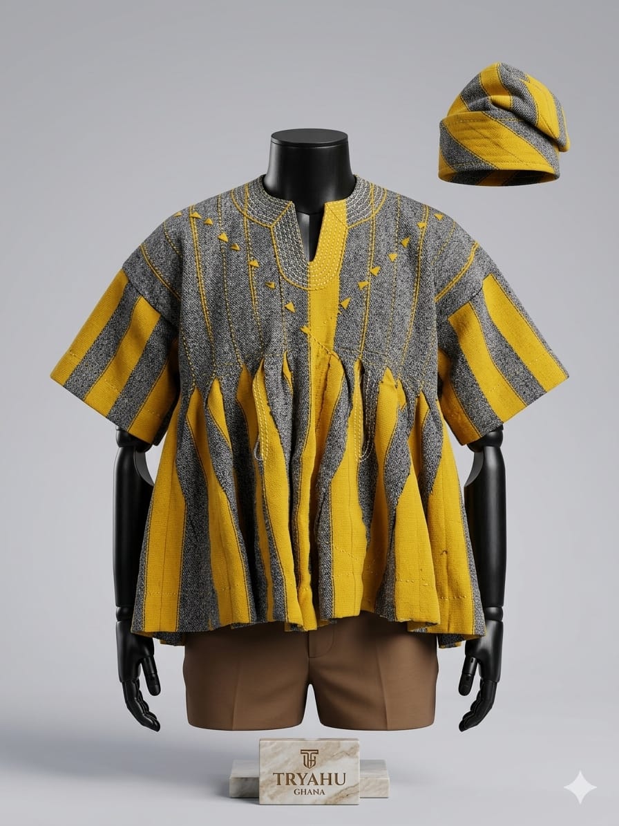 Premium African Fugu Smock Ghana – Executive Batakari Fashion