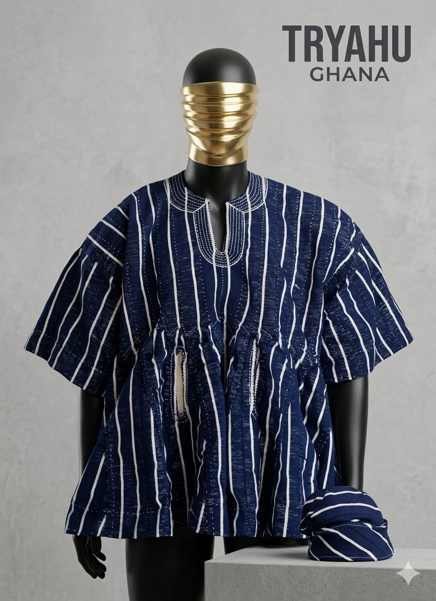 Step Into African Excellence – Handwoven Fugu & Batakari Smocks Online