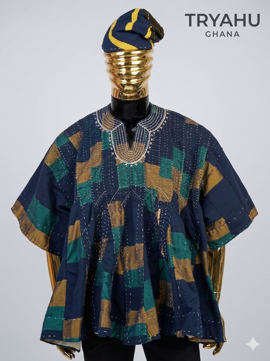 Ultimate African Statement Style – Handwoven Fugu & Batakari Smocks Online