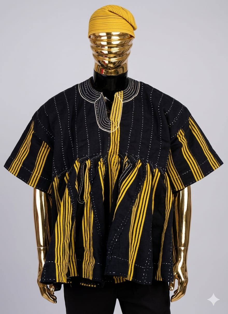 Modern African Luxury Wear – Handwoven Fugu & Batakari Smocks Online