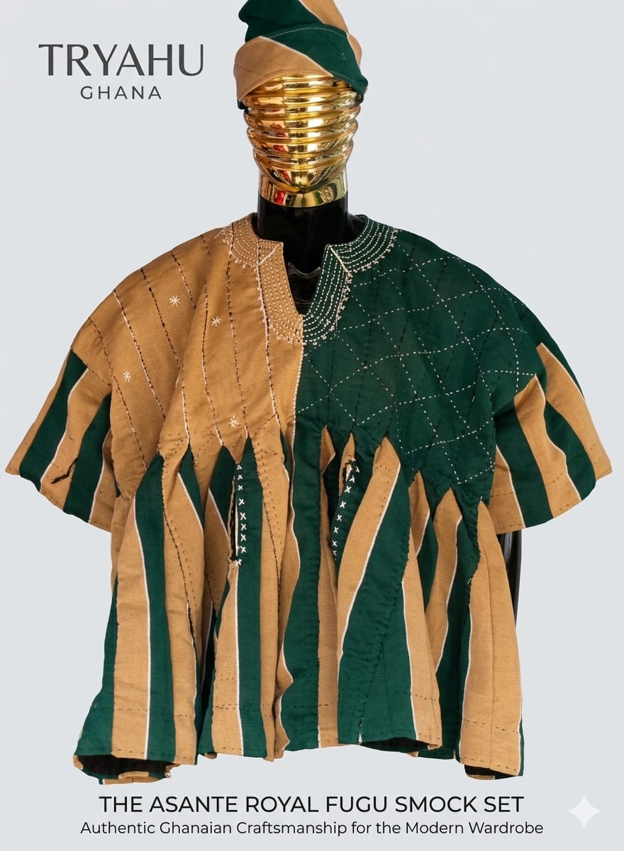 Heritage Meets Elegance – Premium Handwoven Fugu & Batakari Smocks Online
