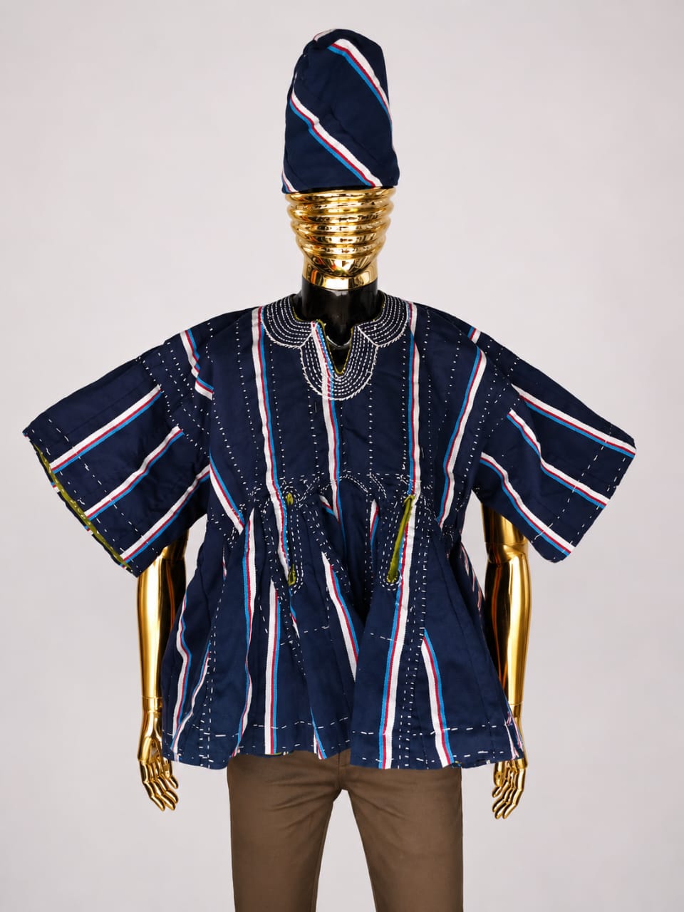 Modern African Executive Wear – Handwoven Fugu & Batakari Smocks Online