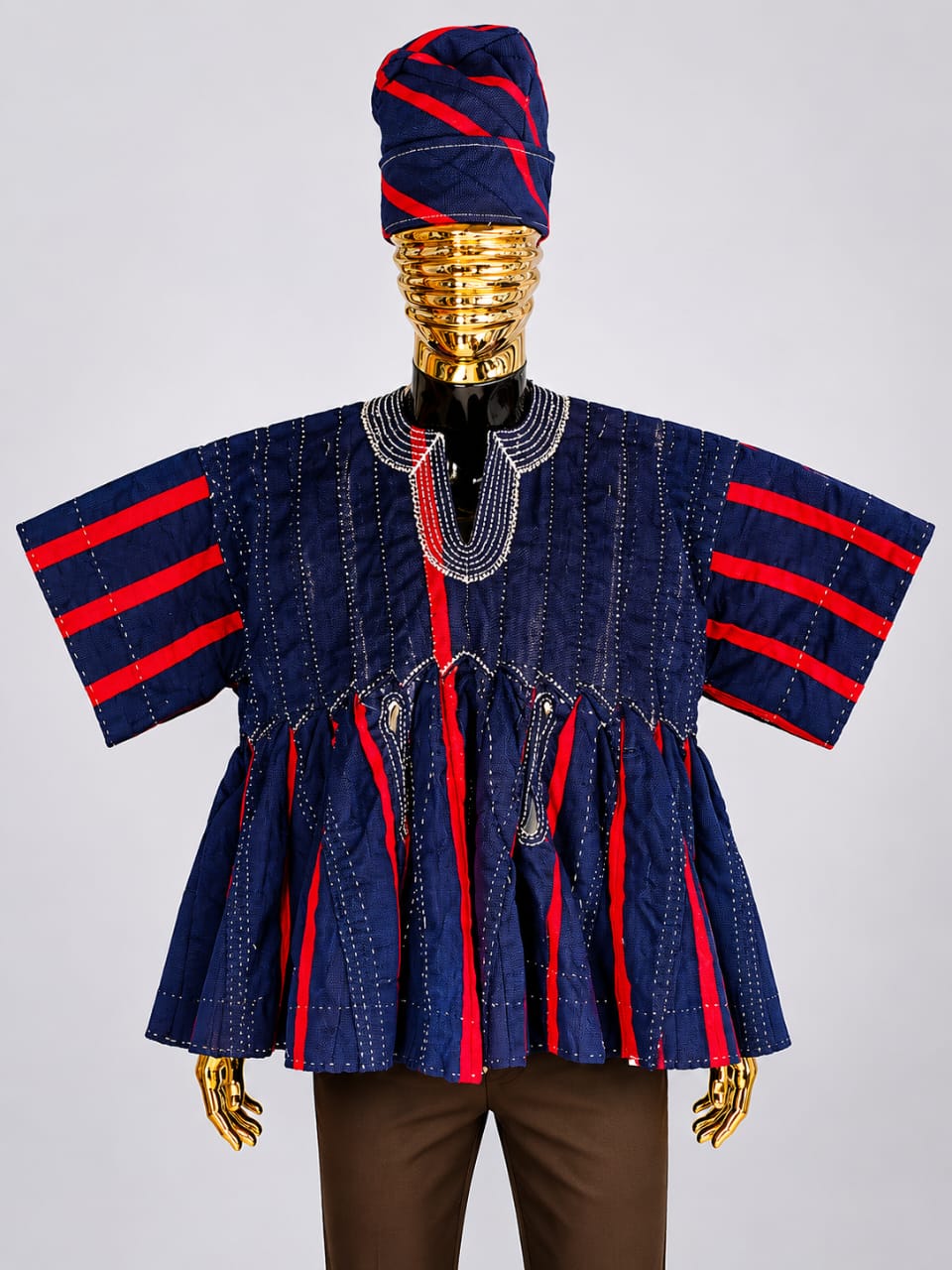 Luxury African Tradition Reimagined – Handwoven Fugu & Batakari Smocks Online
