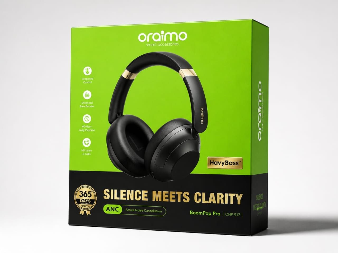 Oraimo HeavyBass BoomPop Pro — Big Sound, Long Battery