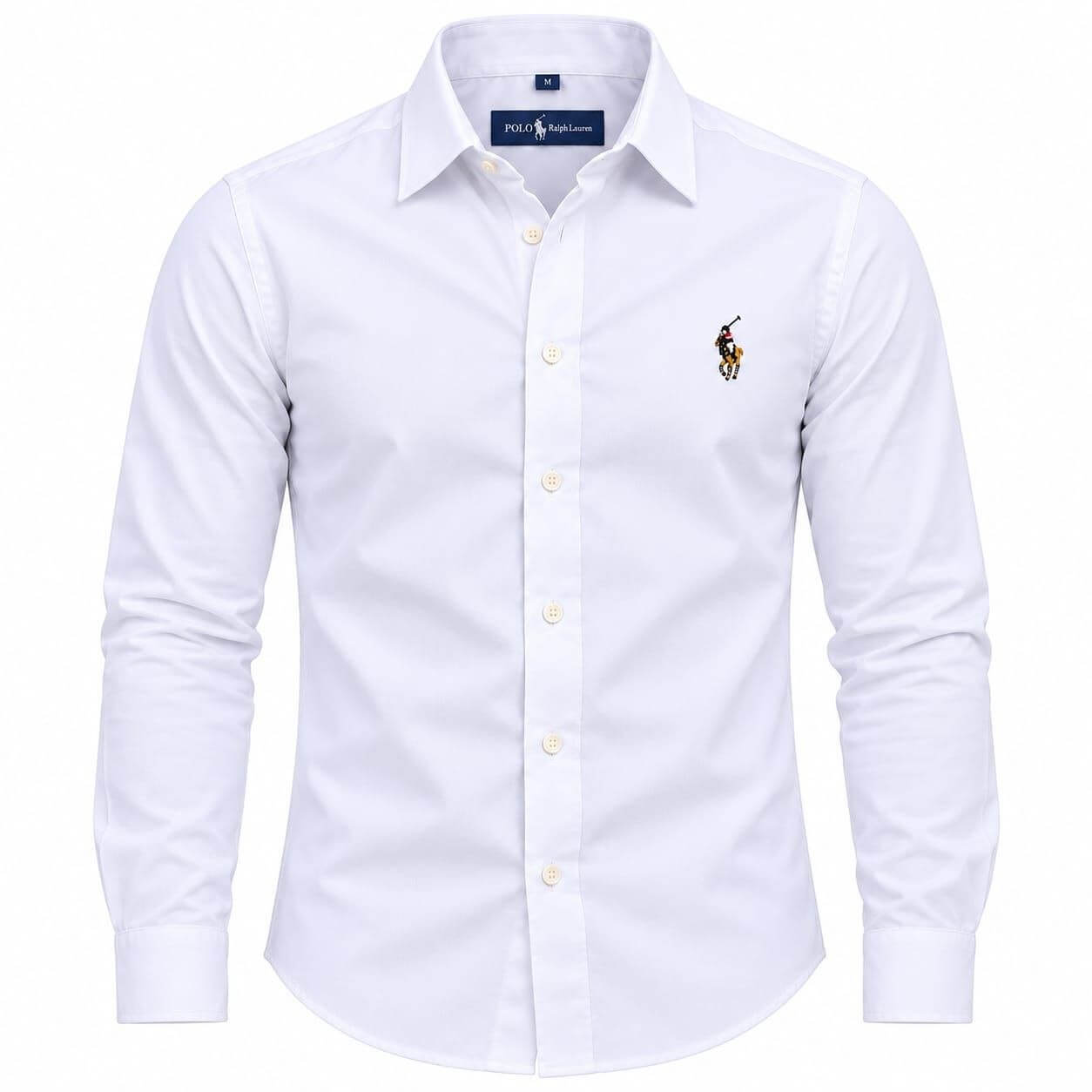 Polo Ralph Lauren Long Sleeve White Shirt in Ghana – Sizes L, XL & 2XL