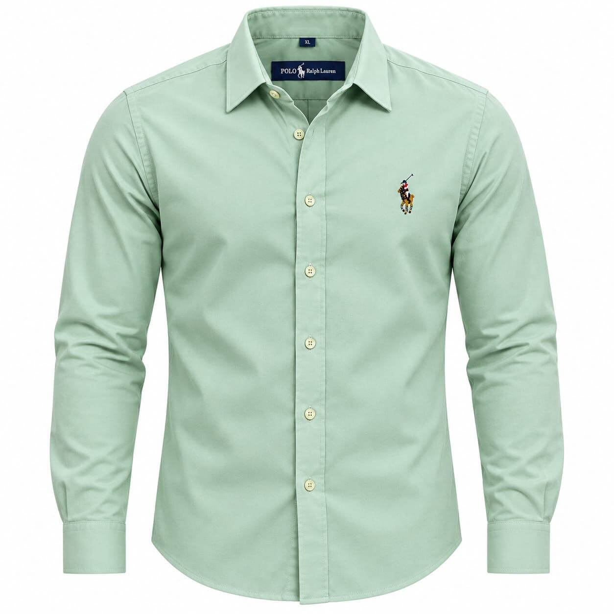 Polo Ralph Lauren Long Sleeve Light Green Shirt in Ghana – Sizes L, XL & 2XL