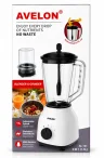 Avelon 2-in-1 Blender & Grinder β Adjustable Speed Kitchen Appliance Ghana